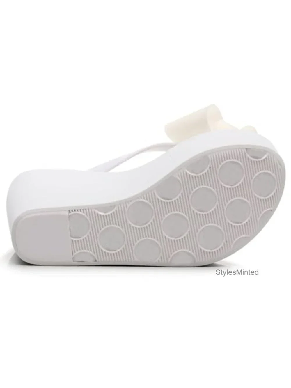 Women's Bow Platform Wedge Flip Flops Sandals EVA Non-Slip Summer Beach Slides
